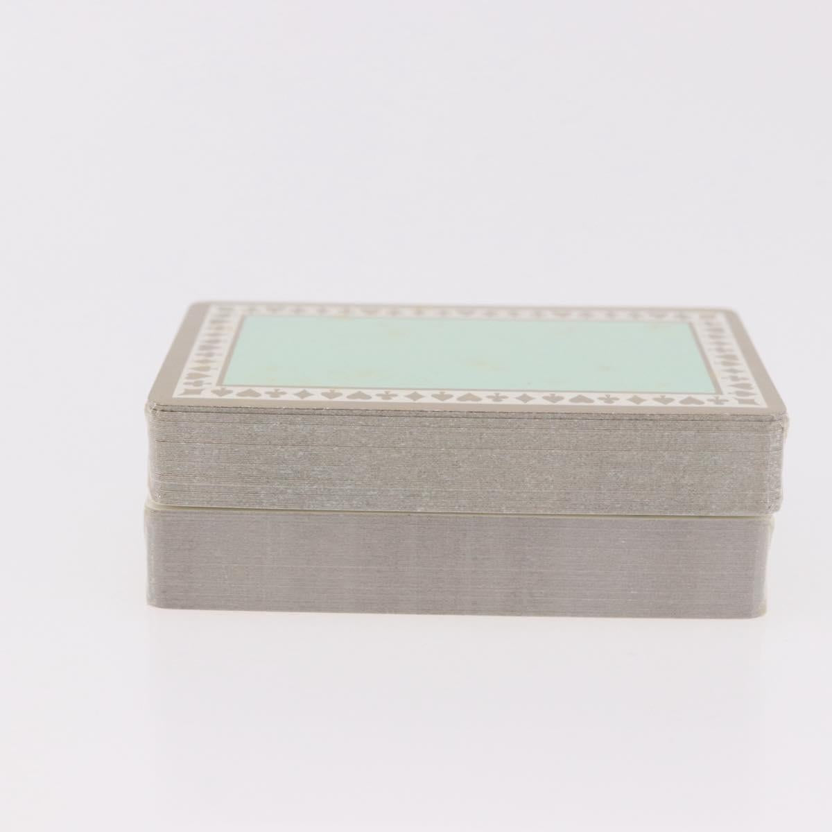 TIFFANY&Co. Playing Cards Paper Blue Green Auth BA13631A