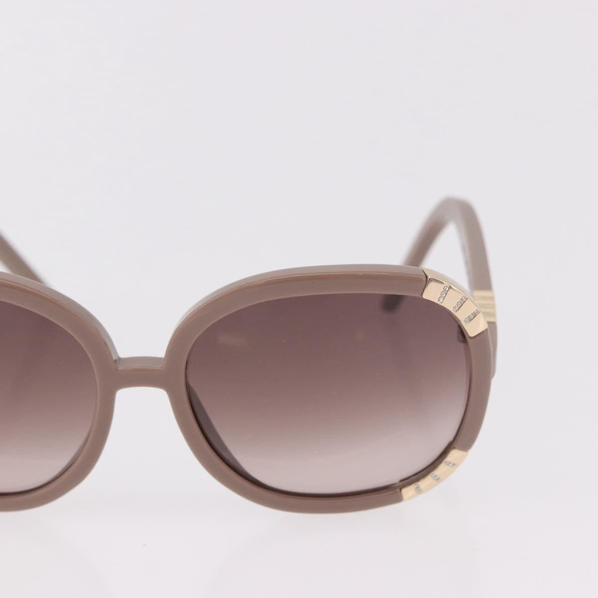 VALENTINO Chloe Sunglasses Plastic 4 Set Black Beige Brown Auth BA13633