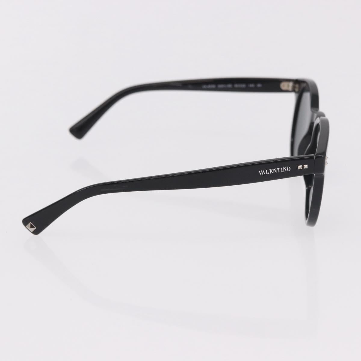 VALENTINO Chloe Sunglasses Plastic 4 Set Black Beige Brown Auth BA13633