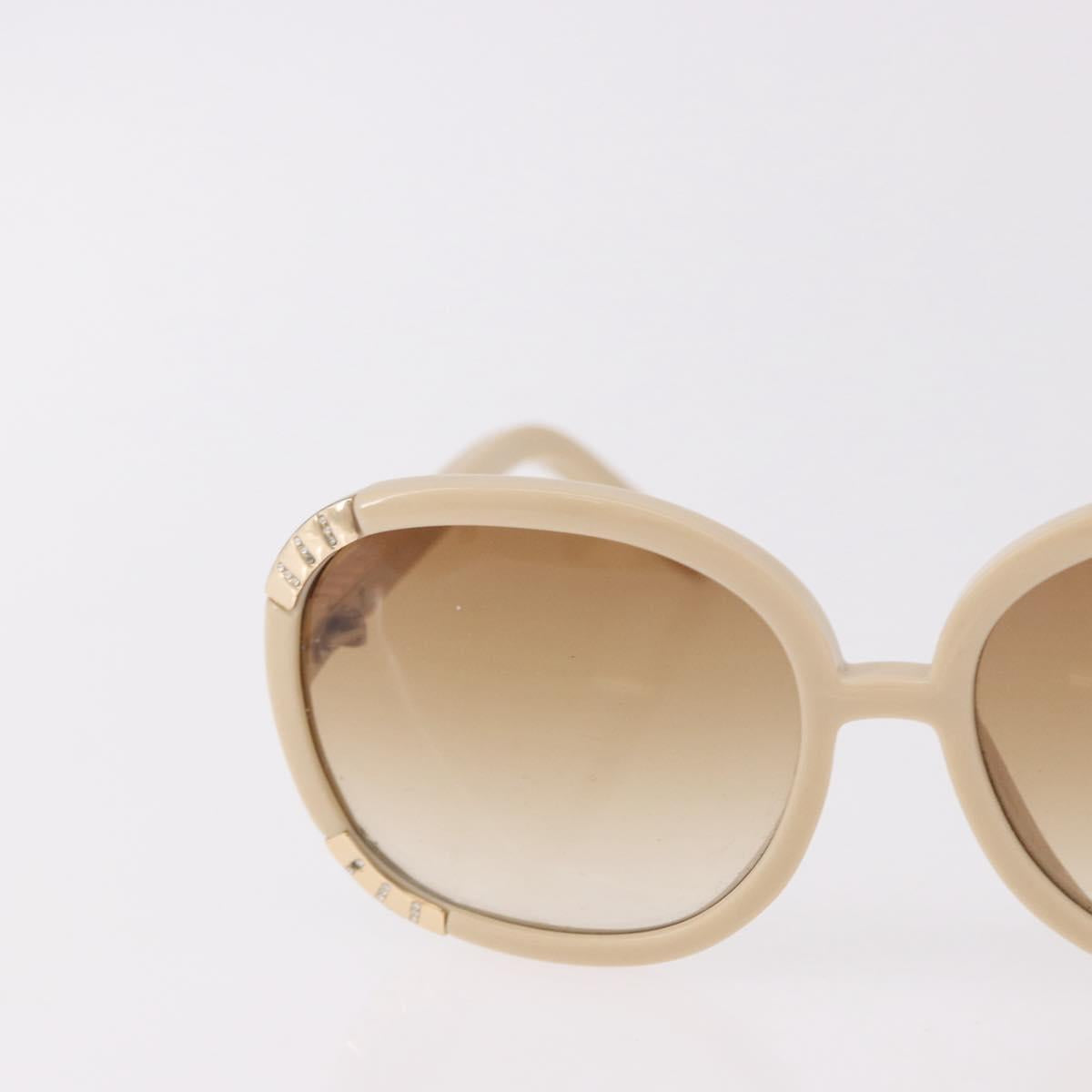 VALENTINO Chloe Sunglasses Plastic 4 Set Black Beige Brown Auth BA13633