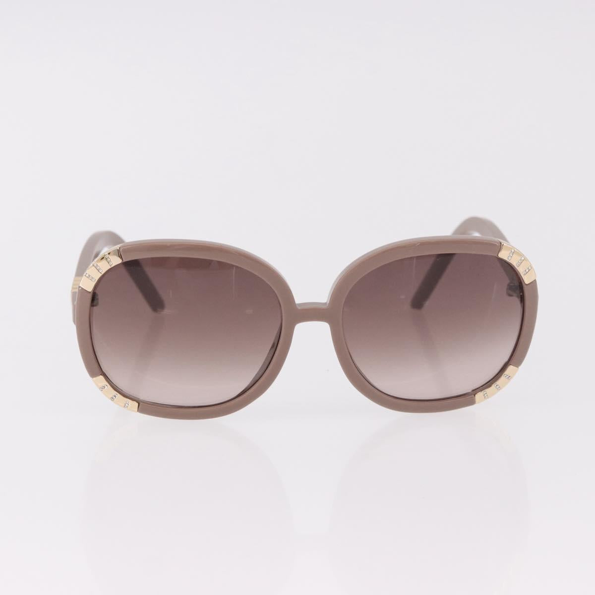 VALENTINO Chloe Sunglasses Plastic 4 Set Black Beige Brown Auth BA13633