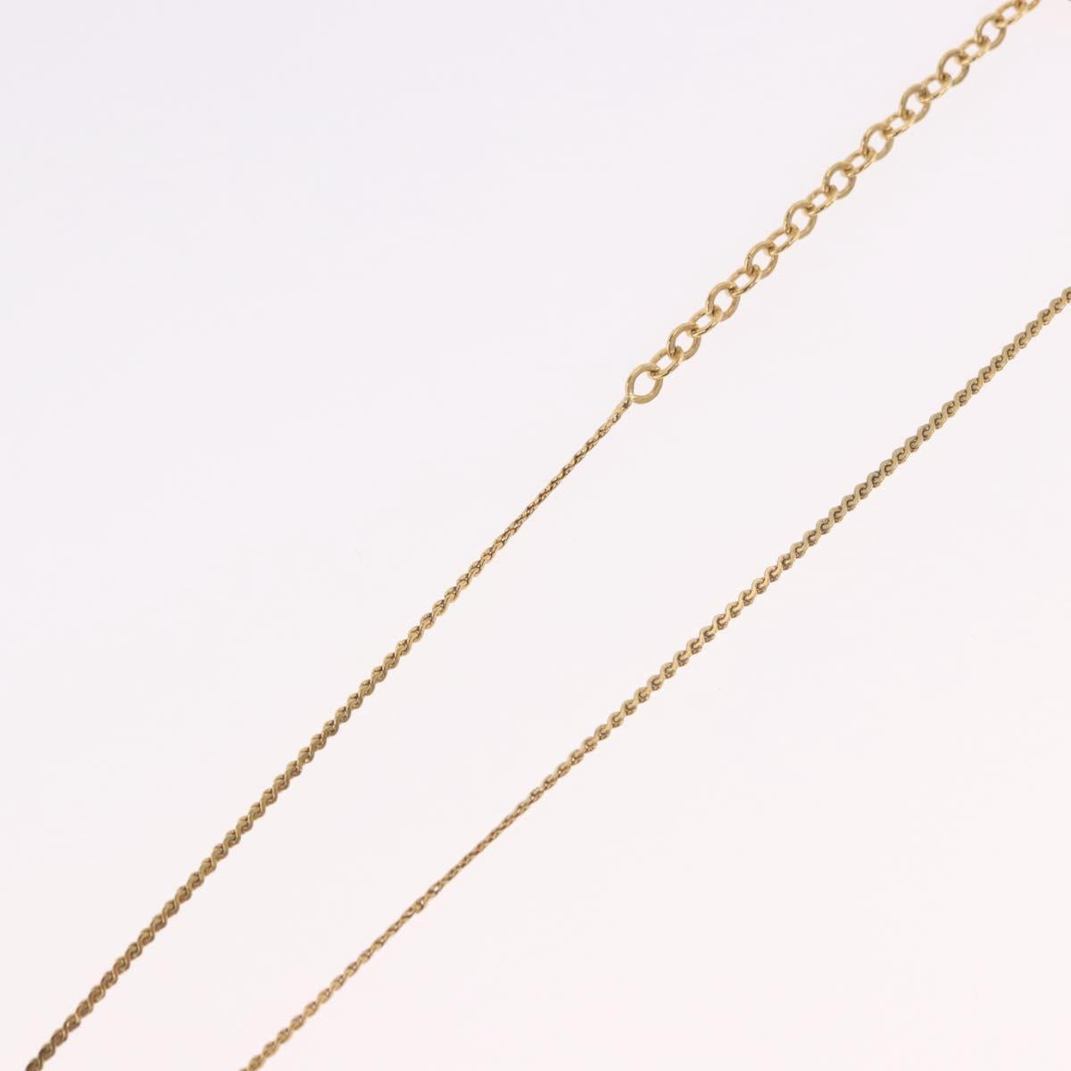 Christian Dior Necklace metal 4 Set Gold Tone Auth BA13645