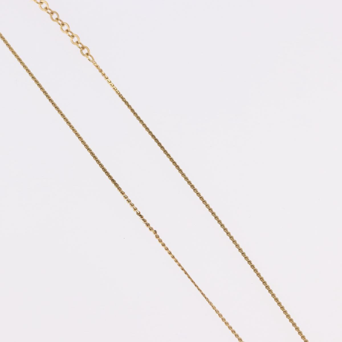 Christian Dior Necklace metal 4 Set Gold Tone Auth BA13645