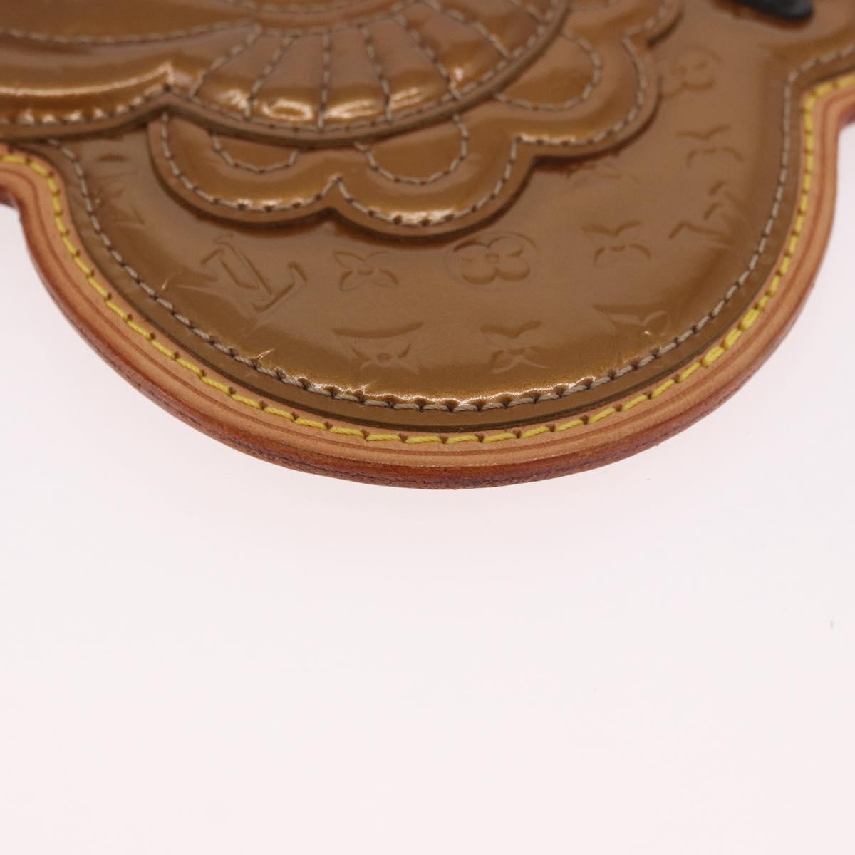 LOUIS VUITTON Vernis Comte de Feu Pochette Owl Bronze M92268 LV Auth BA13648V