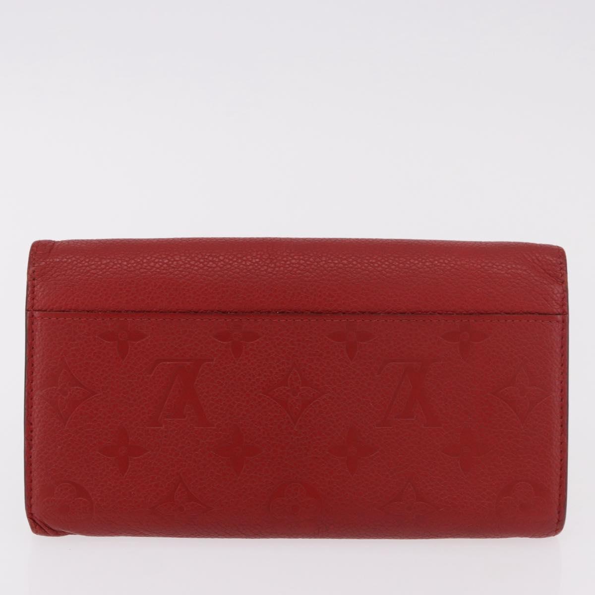 LOUIS VUITTON Multicolor Vernis Wallet 3 Set Multicolor Red LV Auth BA13655