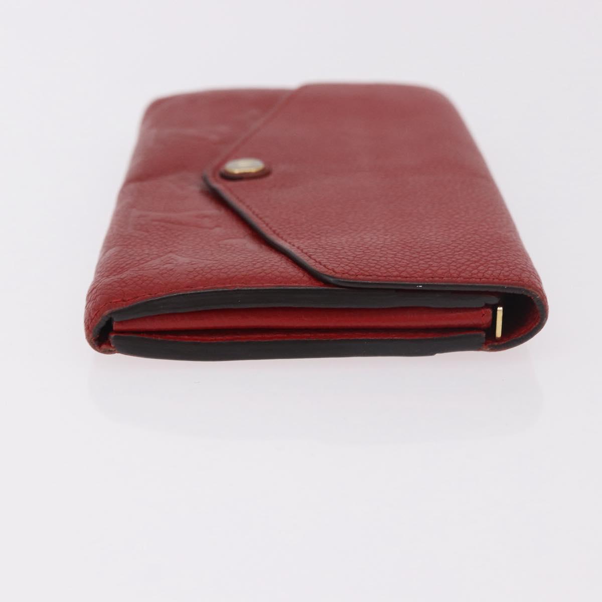 LOUIS VUITTON Multicolor Vernis Wallet 3 Set Multicolor Red LV Auth BA13655