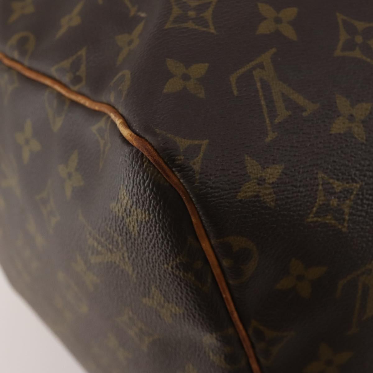 LOUIS VUITTON Monogram Keepall 55 Boston Bag M41424 LV Auth BA13664A