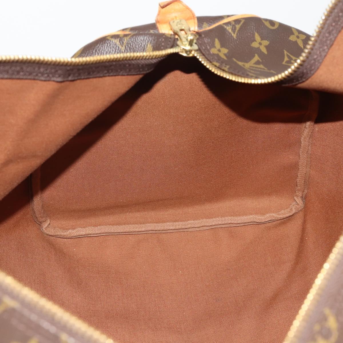 LOUIS VUITTON Monogram Keepall 55 Boston Bag M41424 LV Auth BA13664A