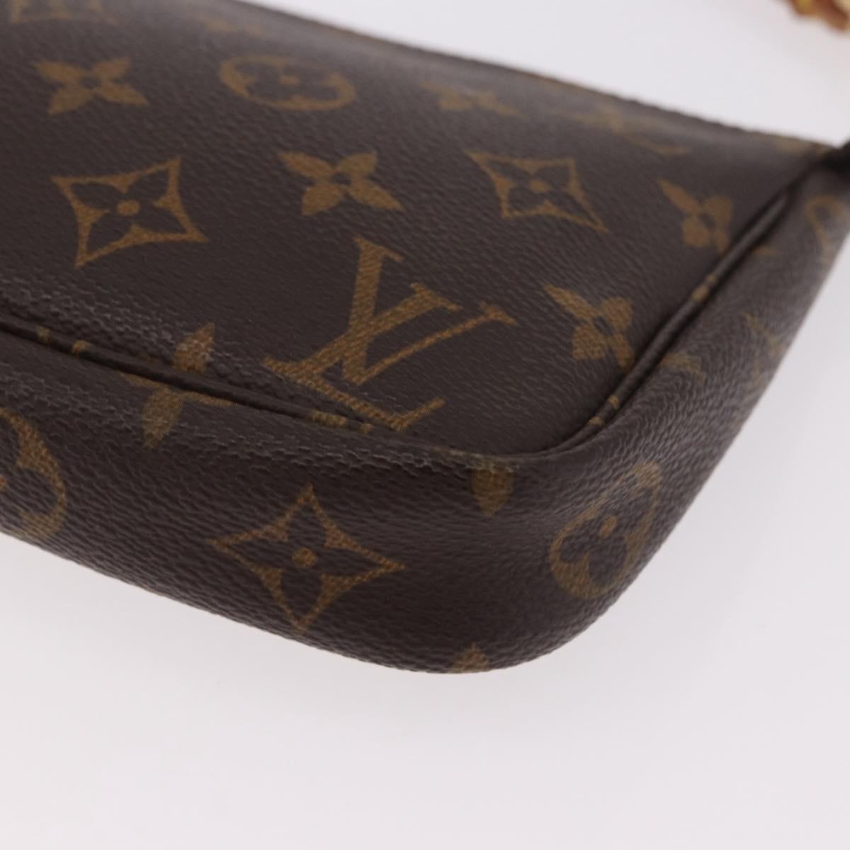 LOUIS VUITTON Monogram Pochette Accessoires Pouch M51980 LV Auth BA13668