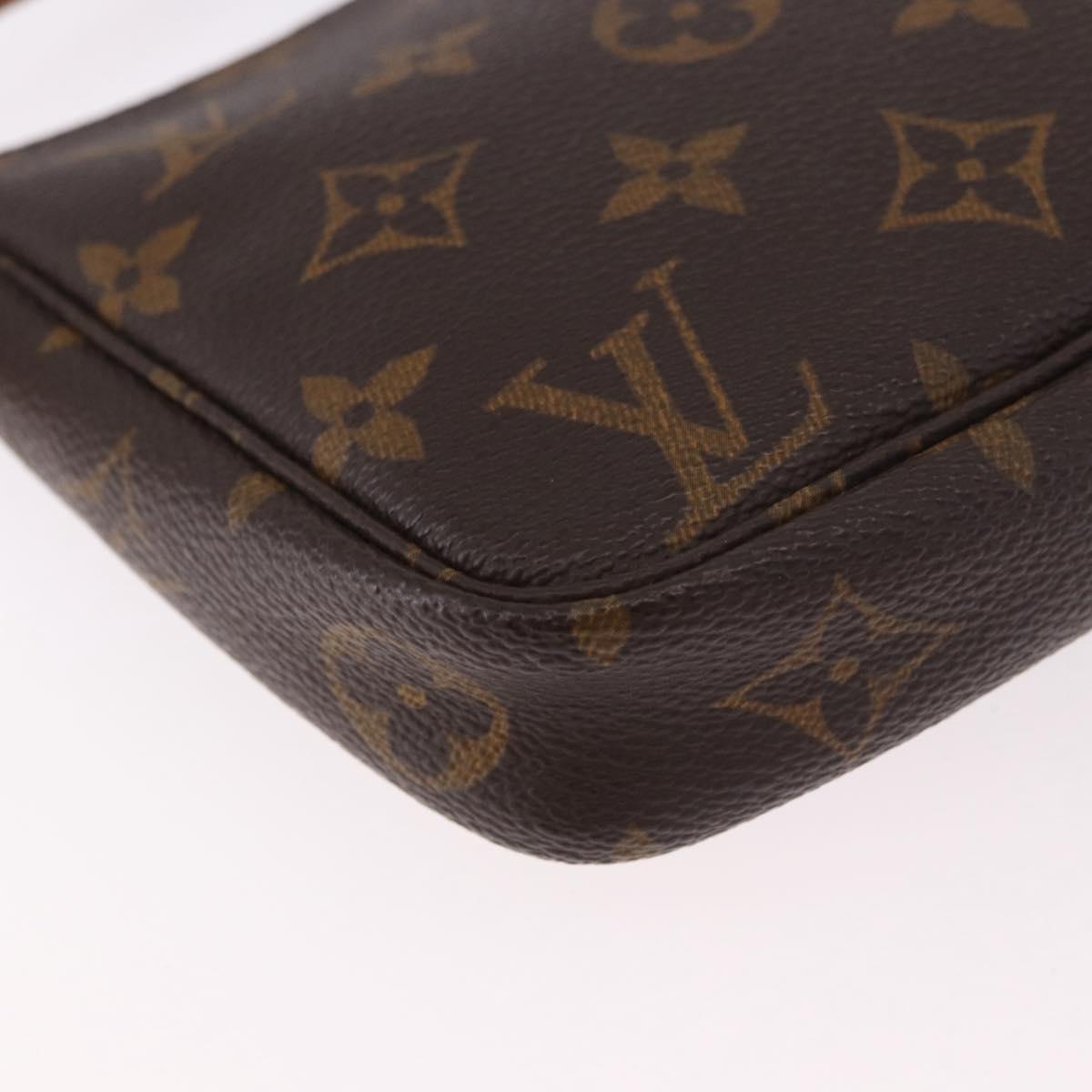LOUIS VUITTON Monogram Pochette Accessoires Pouch M51980 LV Auth BA13668