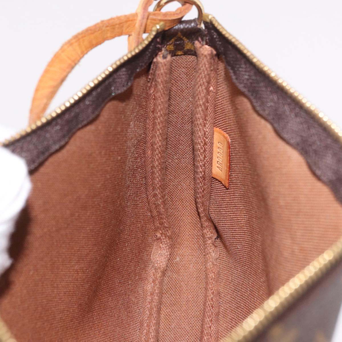 LOUIS VUITTON Monogram Pochette Accessoires Pouch M51980 LV Auth BA13668