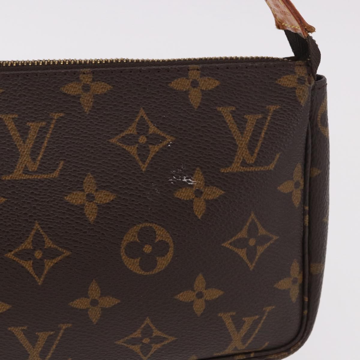 LOUIS VUITTON Monogram Pochette Accessoires Pouch M51980 LV Auth BA13668