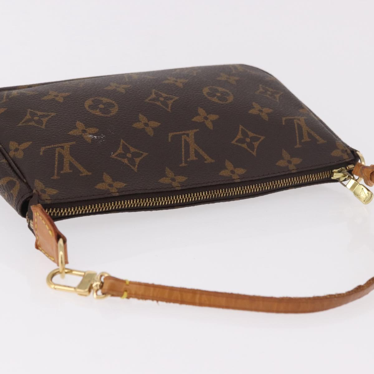 LOUIS VUITTON Monogram Pochette Accessoires Pouch M51980 LV Auth BA13668