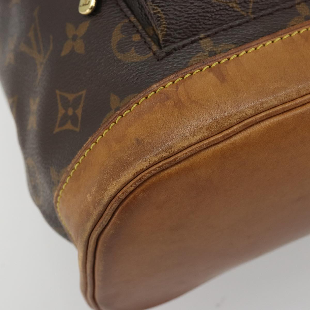 LOUIS VUITTON Monogram Montsouris MM Backpack M51136 LV Auth BA13671