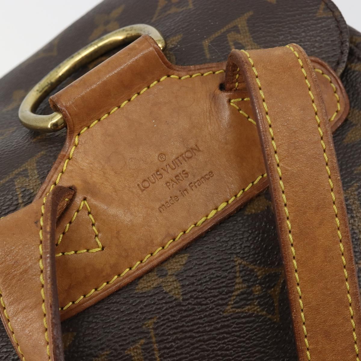 LOUIS VUITTON Monogram Montsouris MM Backpack M51136 LV Auth BA13671