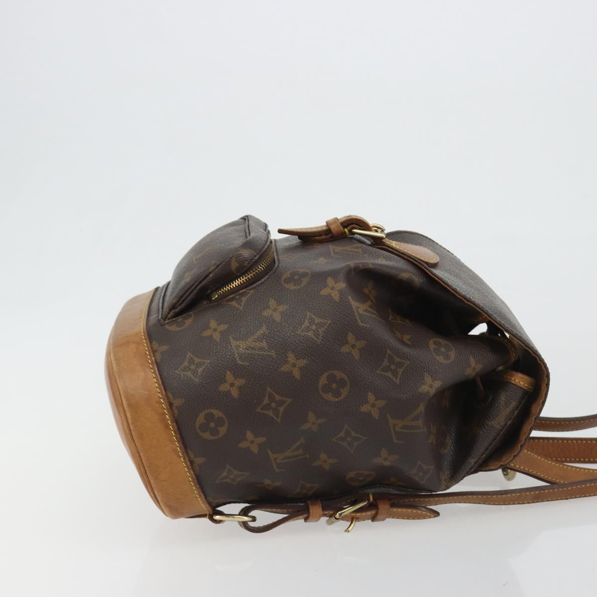 LOUIS VUITTON Monogram Montsouris MM Backpack M51136 LV Auth BA13671