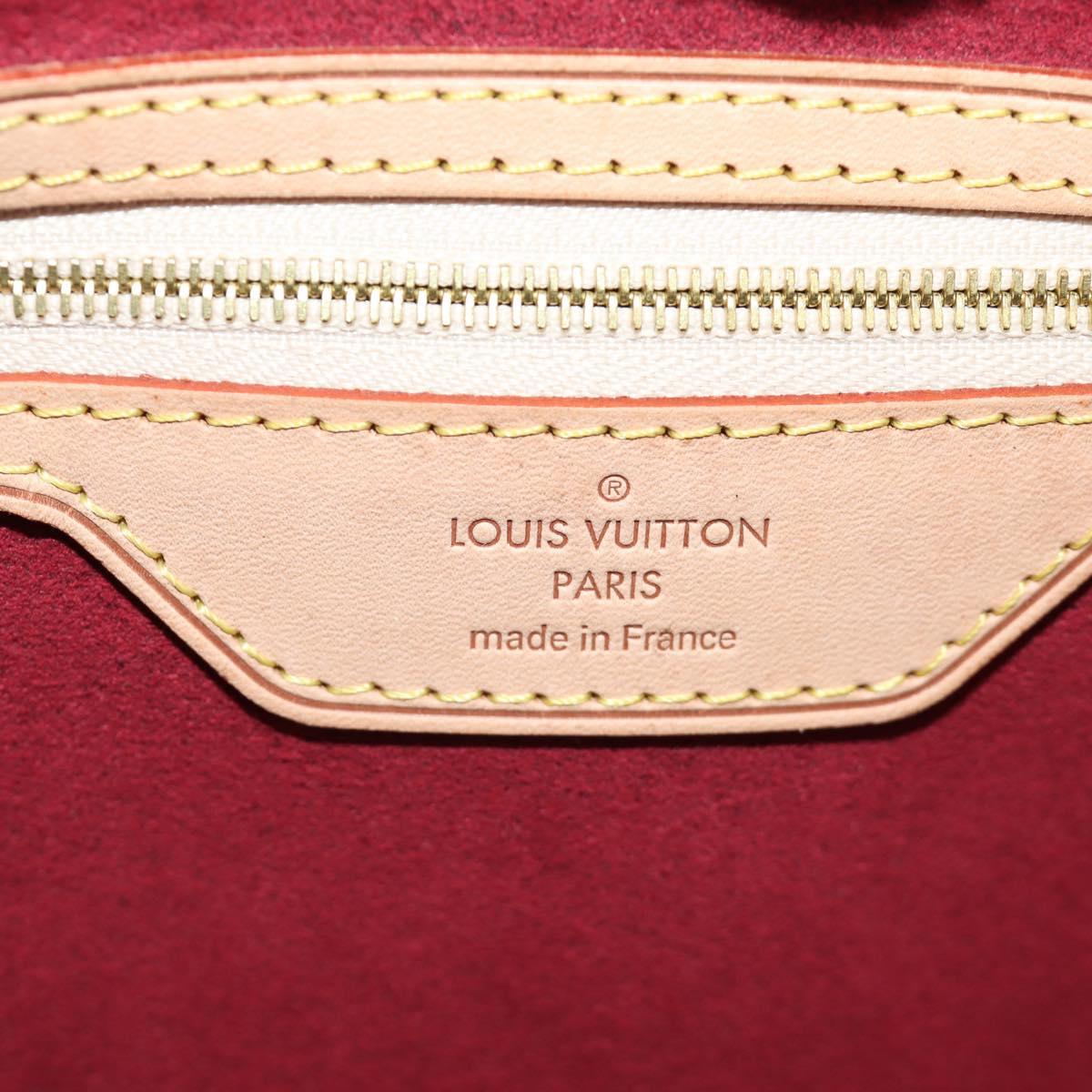 LOUIS VUITTON Monogram Multicolor Annie GM Tote Bag White M40303 Auth BA13672SAV