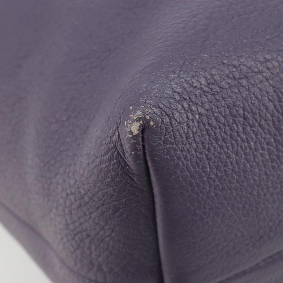 BOTTEGA VENETA INTRECCIATO Shoulder Bag Purple 179331 Auth BA13673A