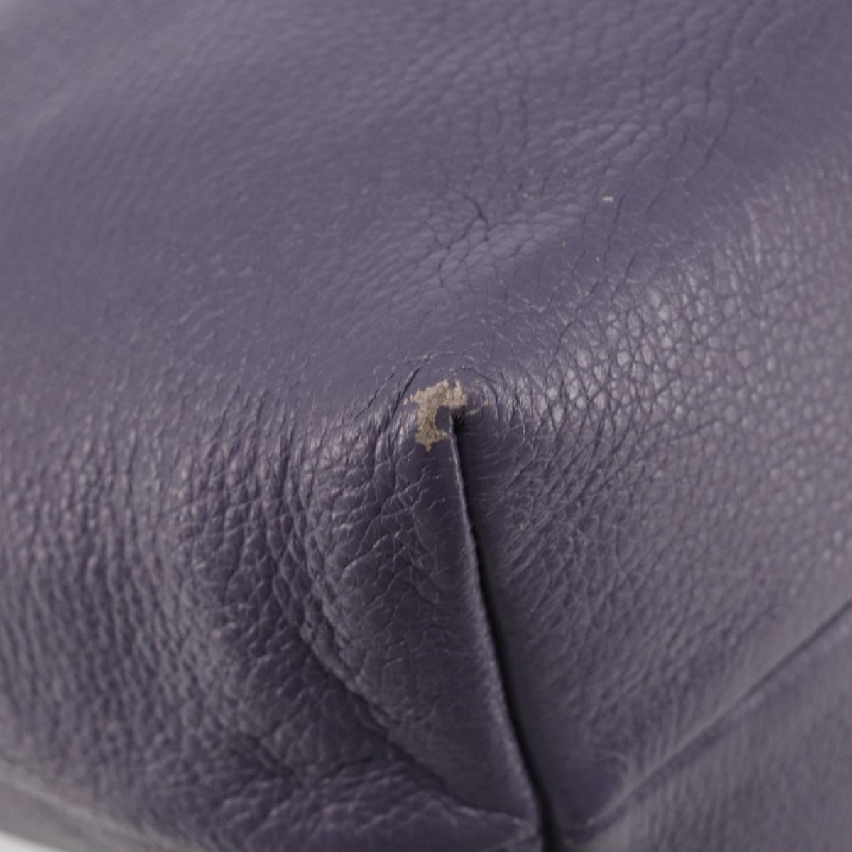 BOTTEGA VENETA INTRECCIATO Shoulder Bag Purple 179331 Auth BA13673A