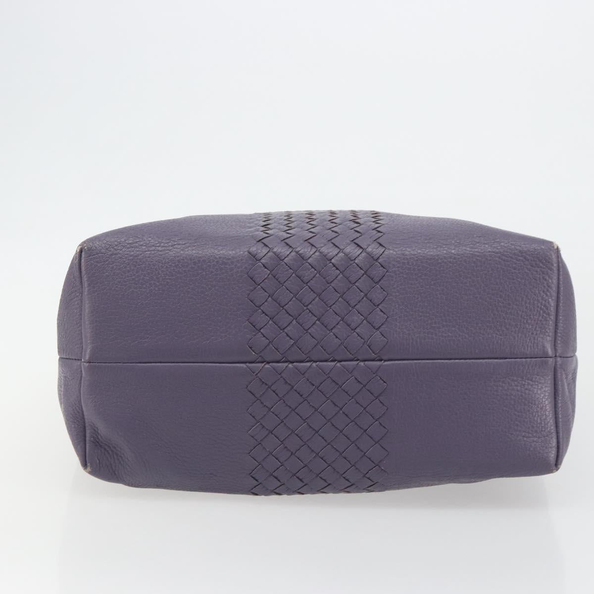 BOTTEGA VENETA INTRECCIATO Shoulder Bag Purple 179331 Auth BA13673A
