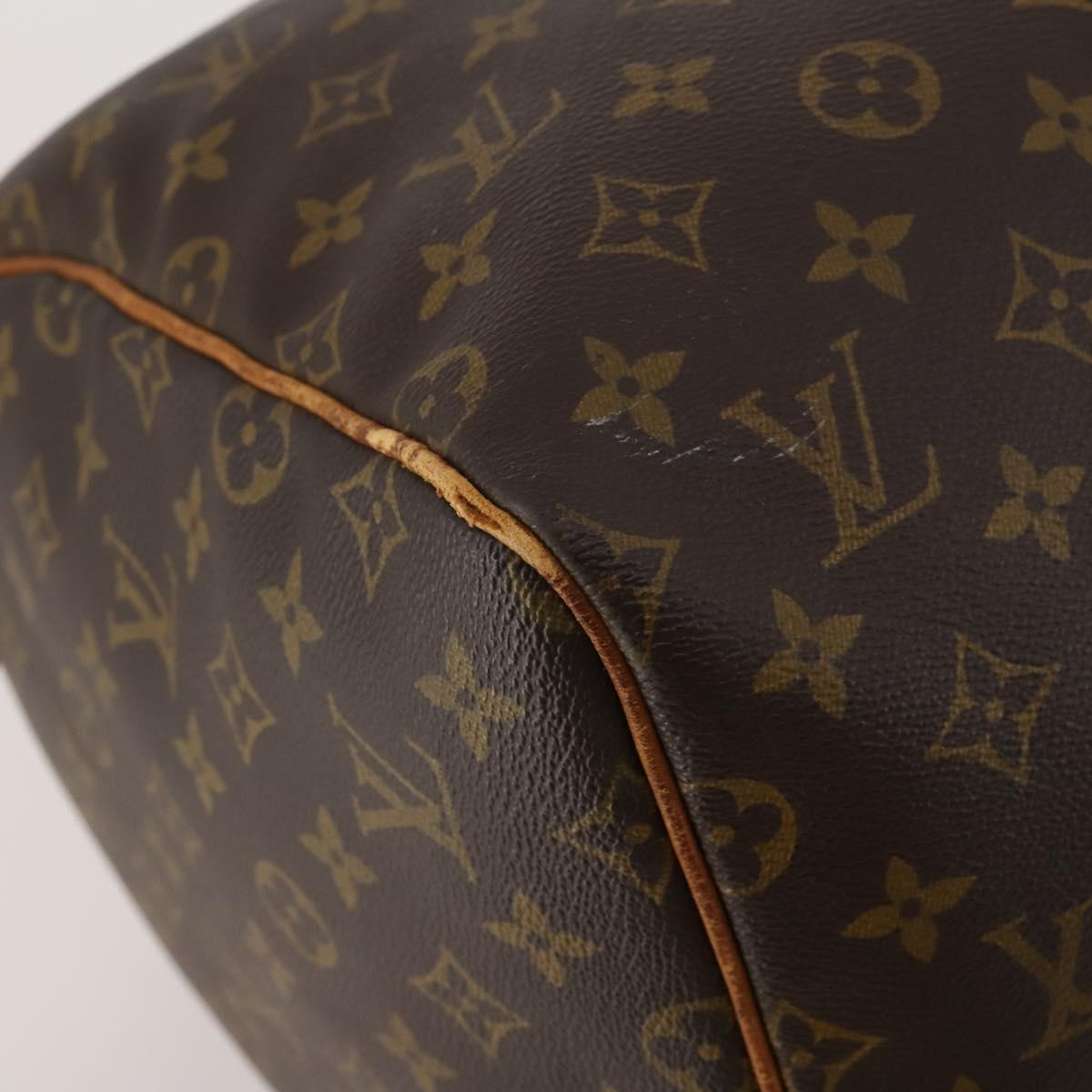 LOUIS VUITTON Monogram Keepall 55 Boston Bag M41424 LV Auth BA13678