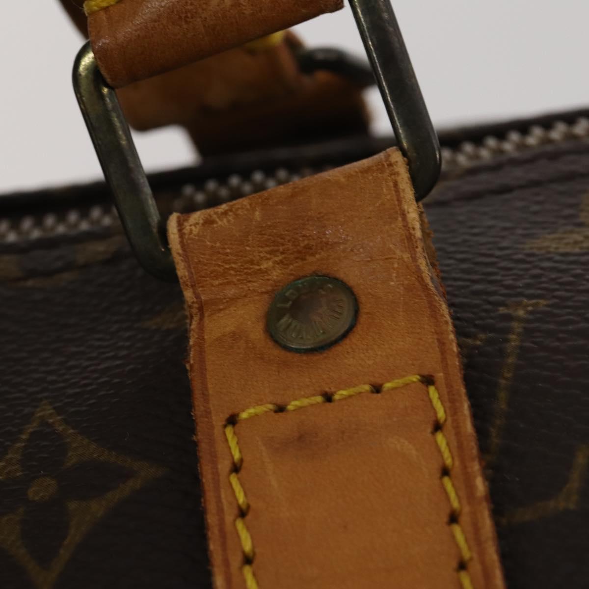 LOUIS VUITTON Monogram Keepall 55 Boston Bag M41424 LV Auth BA13678