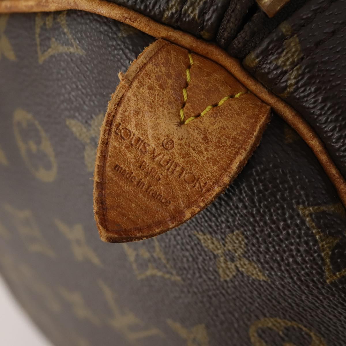 LOUIS VUITTON Monogram Keepall 55 Boston Bag M41424 LV Auth BA13678