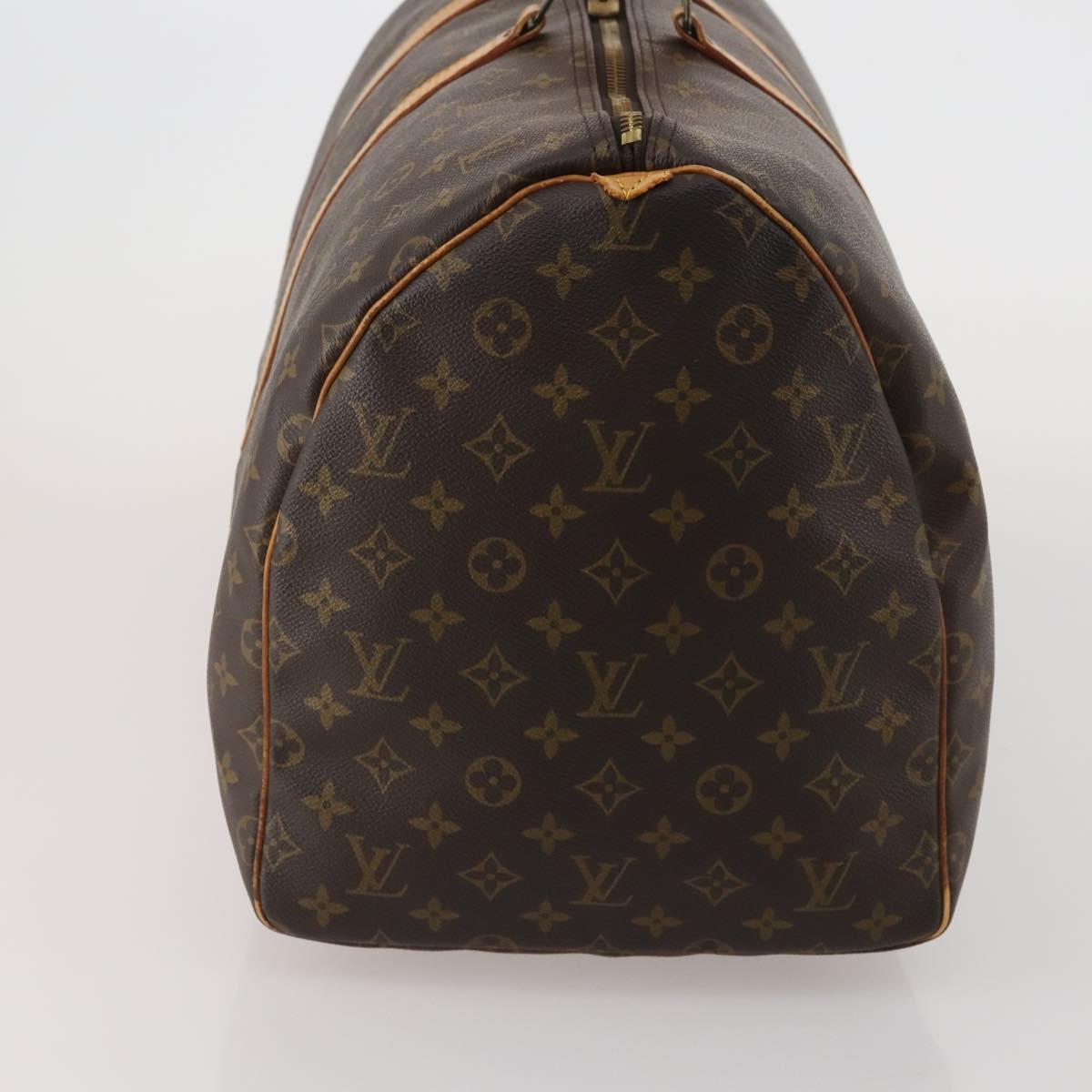 LOUIS VUITTON Monogram Keepall 55 Boston Bag M41424 LV Auth BA13678