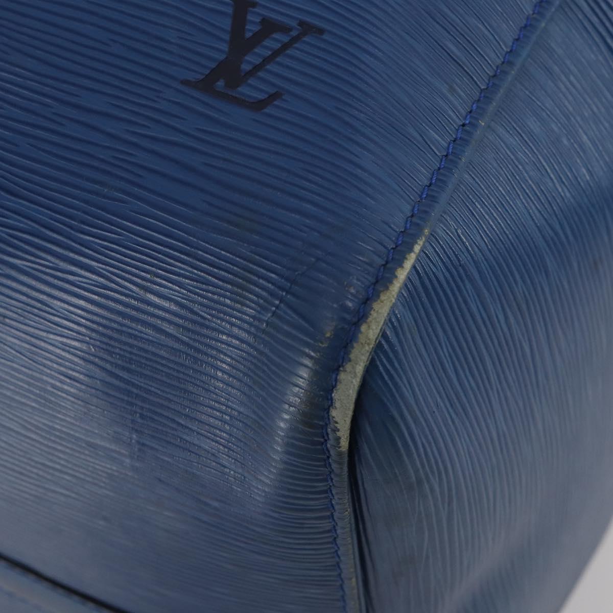 LOUIS VUITTON Epi Keepall 55 Boston Bag Toledo Blue M42955 LV Auth BA13684A