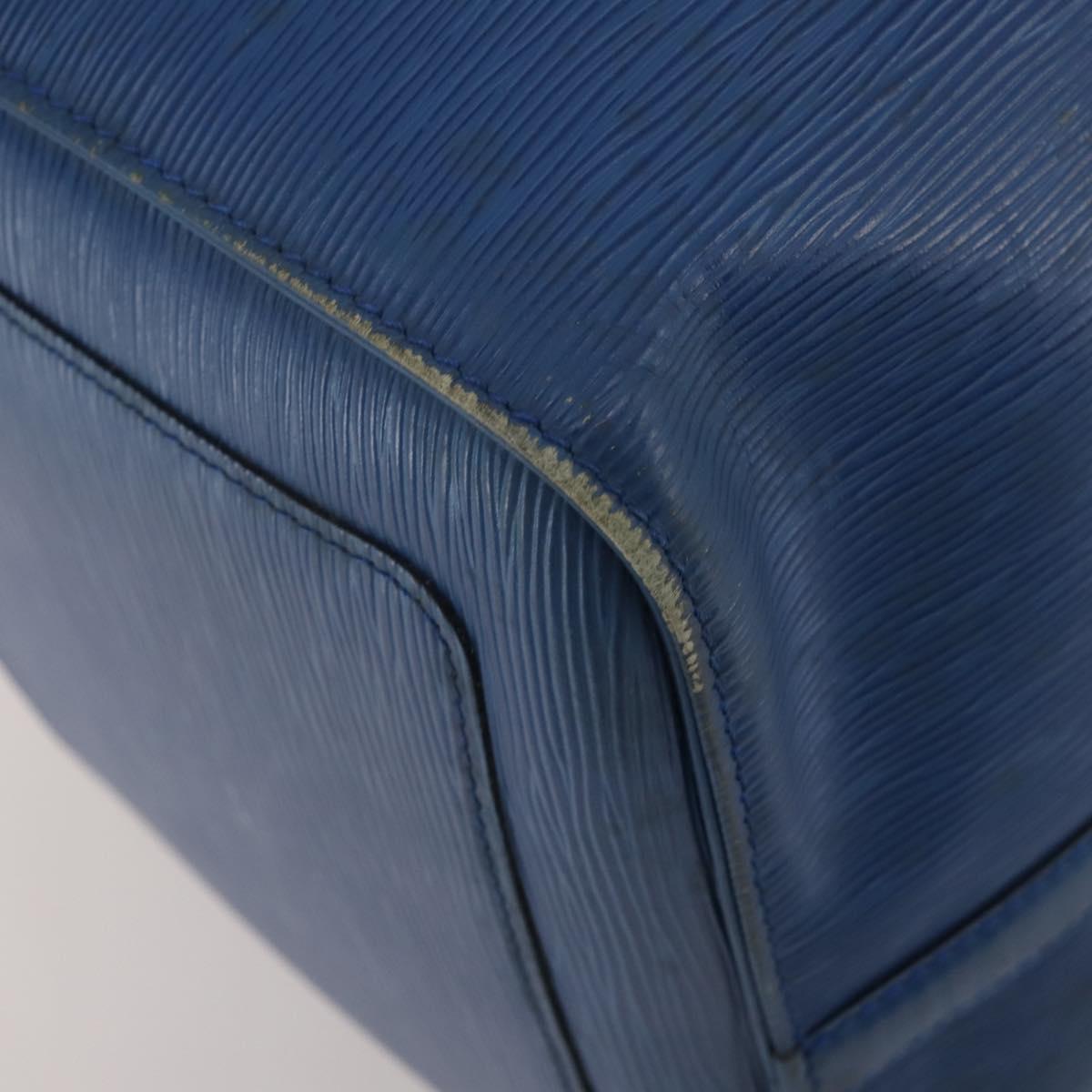 LOUIS VUITTON Epi Keepall 55 Boston Bag Toledo Blue M42955 LV Auth BA13684A