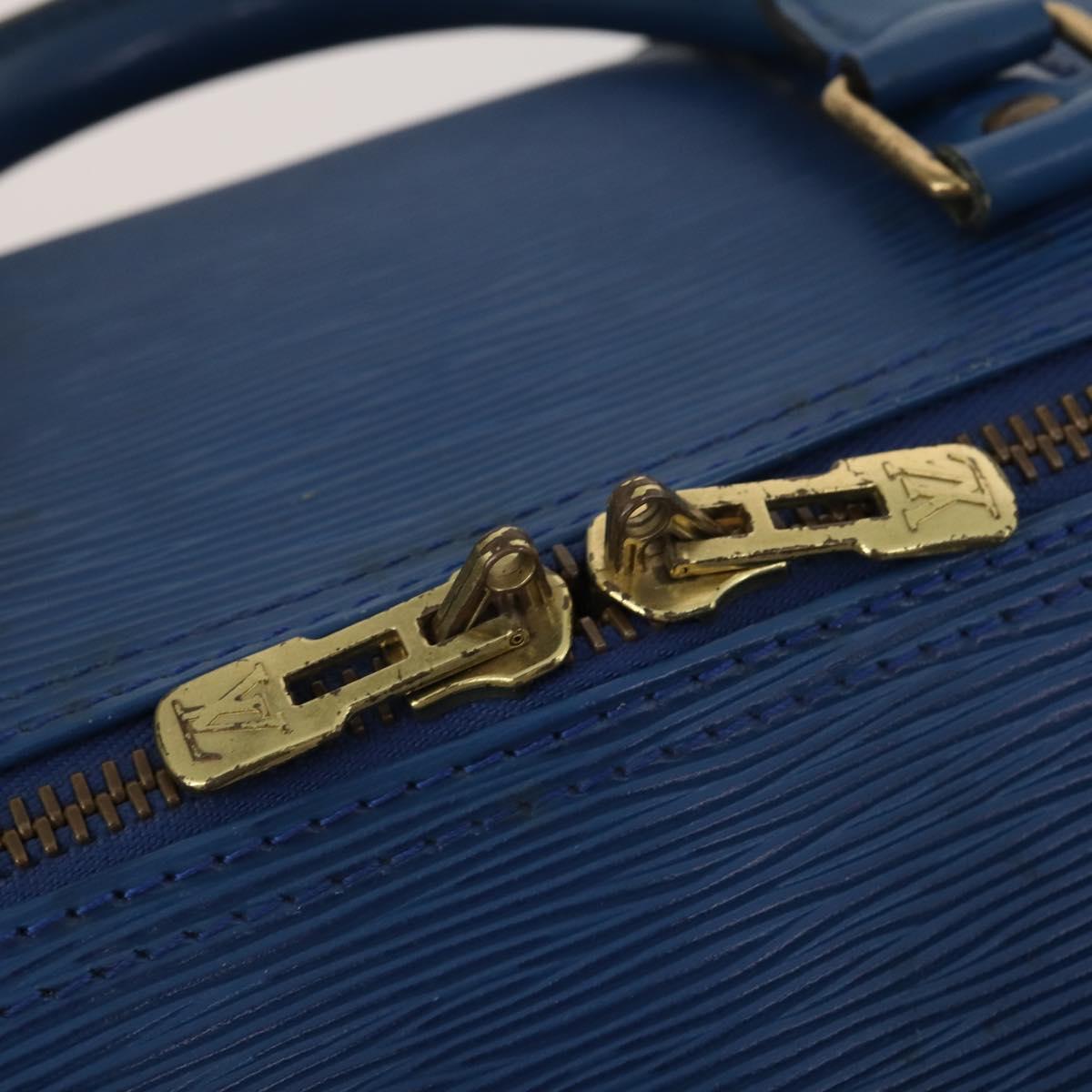 LOUIS VUITTON Epi Keepall 55 Boston Bag Toledo Blue M42955 LV Auth BA13684A