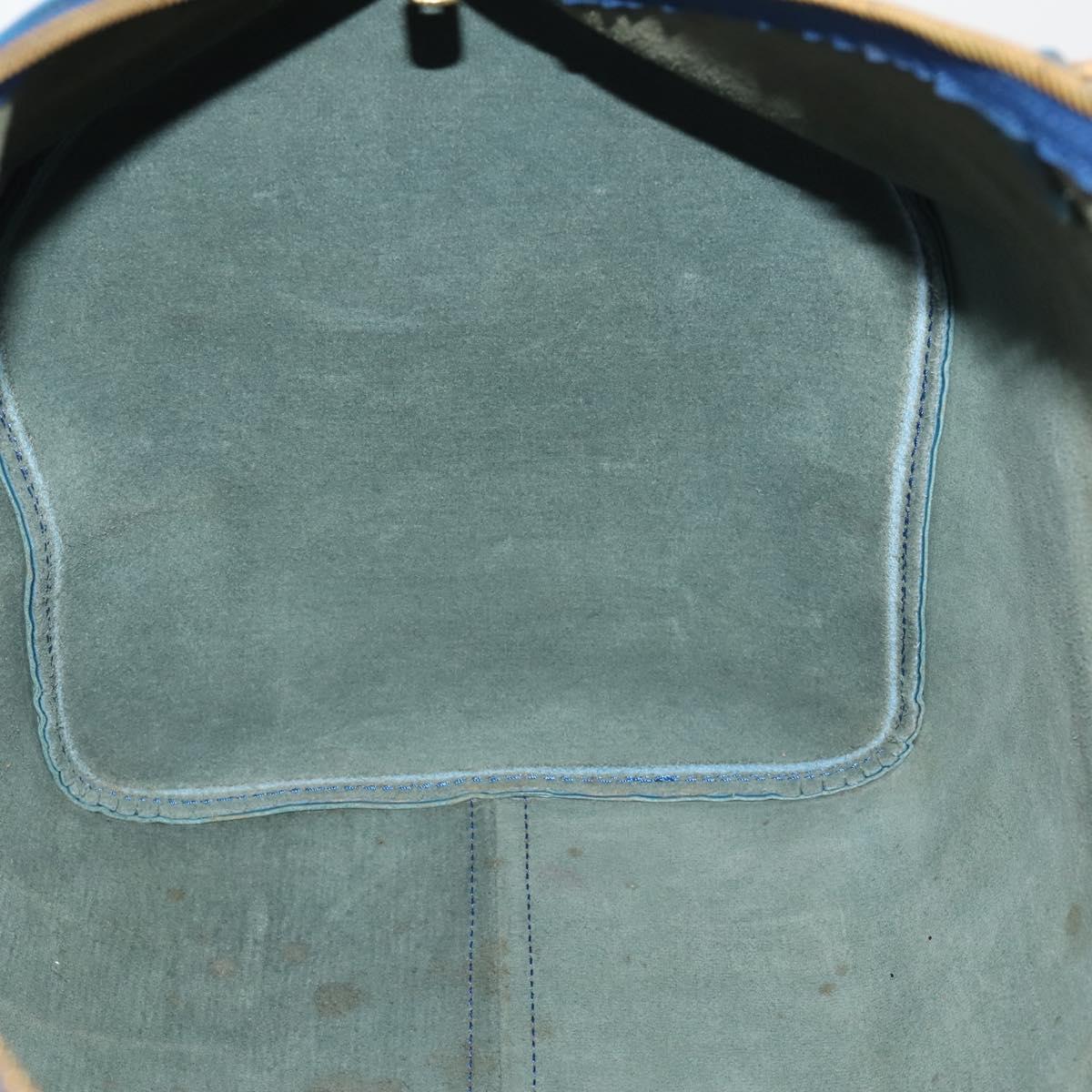LOUIS VUITTON Epi Keepall 55 Boston Bag Toledo Blue M42955 LV Auth BA13684A