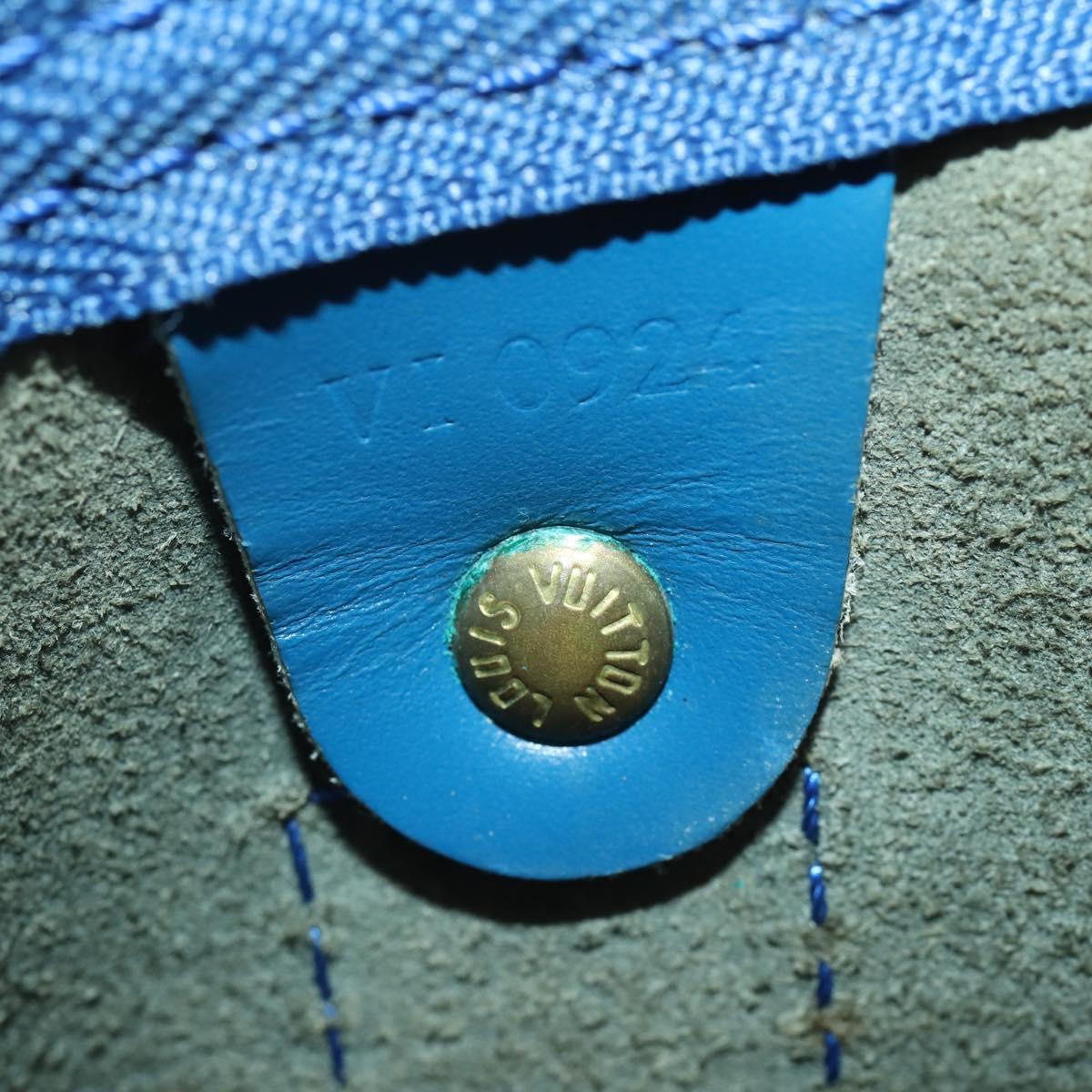 LOUIS VUITTON Epi Keepall 55 Boston Bag Toledo Blue M42955 LV Auth BA13684A