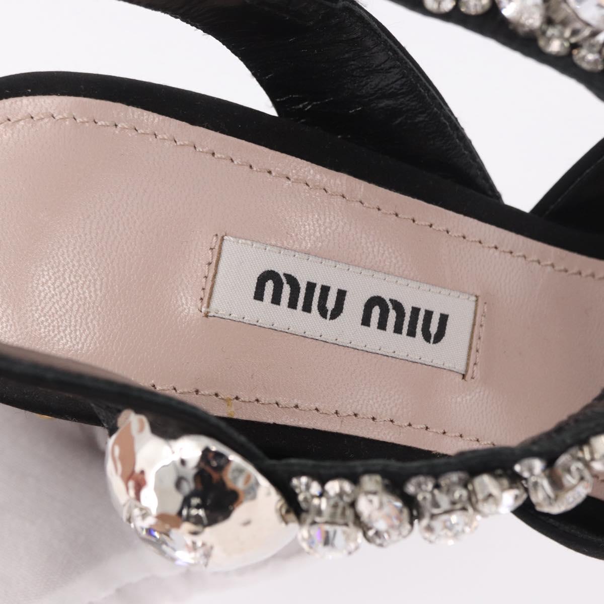 Miu Miu High Heels Velor Bordeaux Auth BA13689M