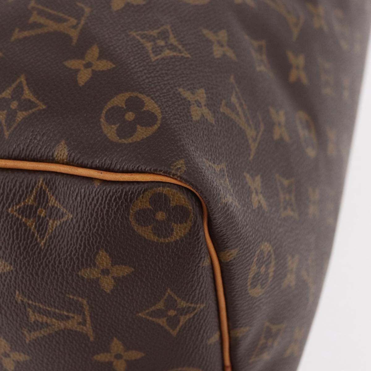 LOUIS VUITTON Monogram Speedy 35 Hand Bag M41524 LV Auth BA13690V