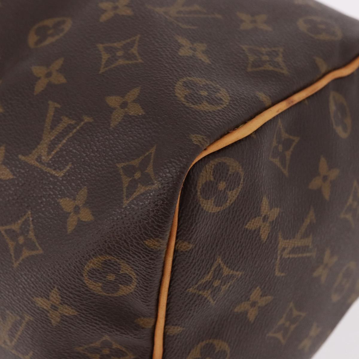 LOUIS VUITTON Monogram Speedy 35 Hand Bag M41524 LV Auth BA13690V