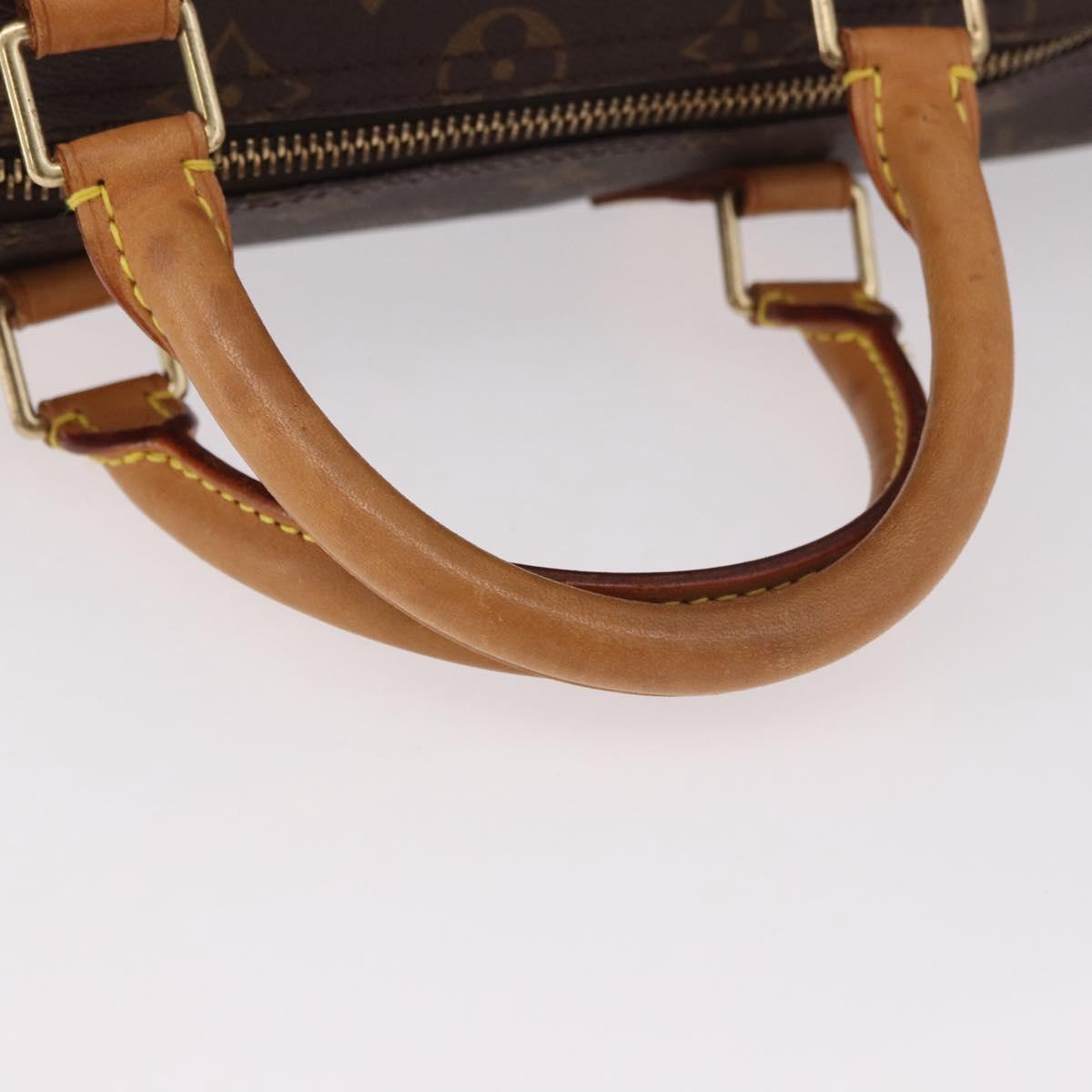 LOUIS VUITTON Monogram Speedy 35 Hand Bag M41524 LV Auth BA13690V
