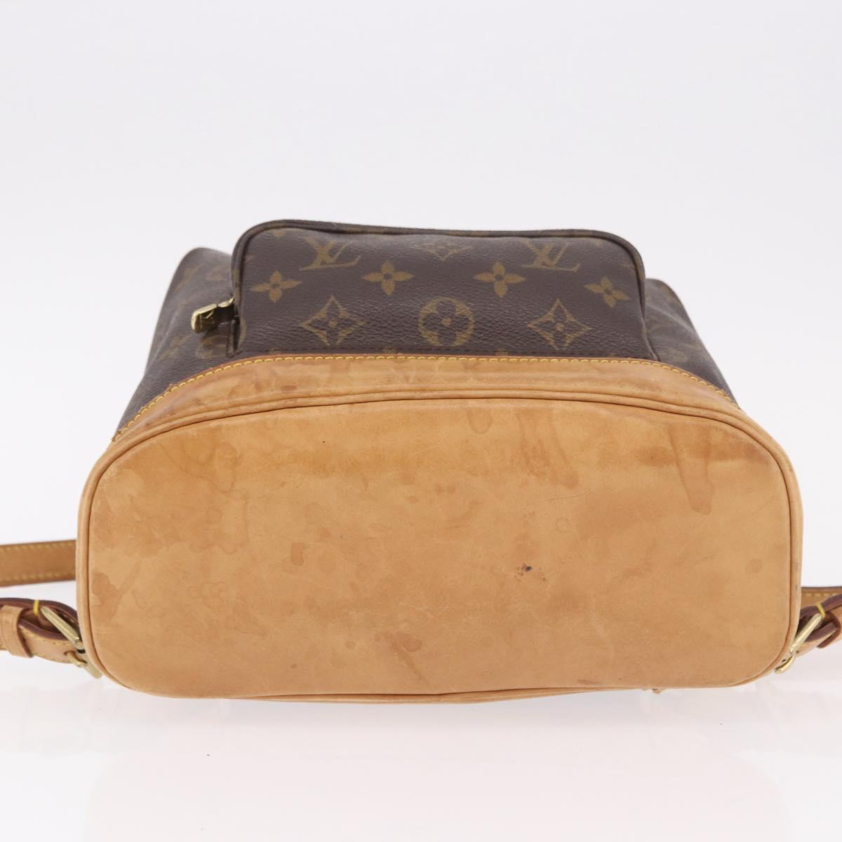 LOUIS VUITTON Monogram Montsouris PM Backpack M51137 LV Auth BA13691