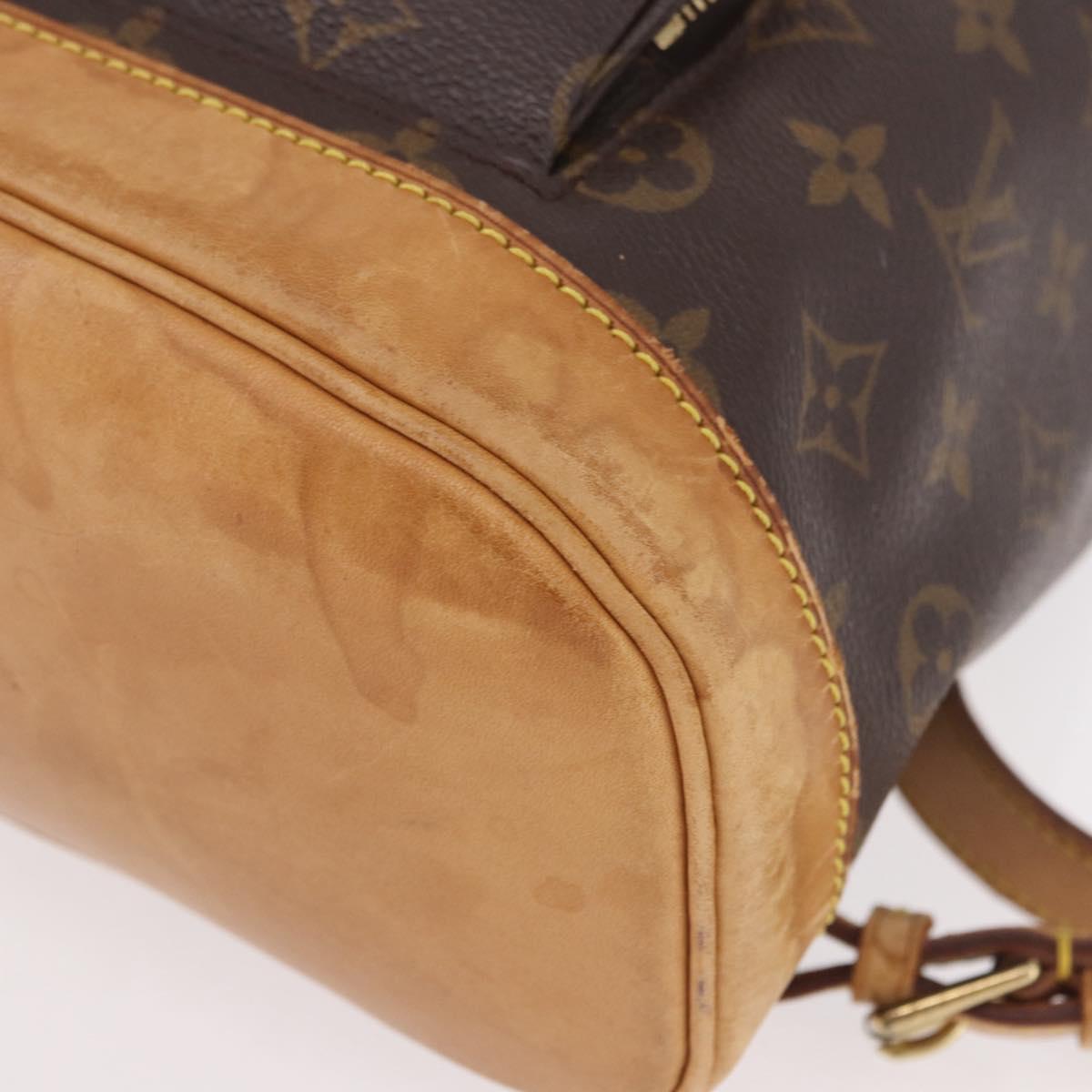 LOUIS VUITTON Monogram Montsouris PM Backpack M51137 LV Auth BA13691