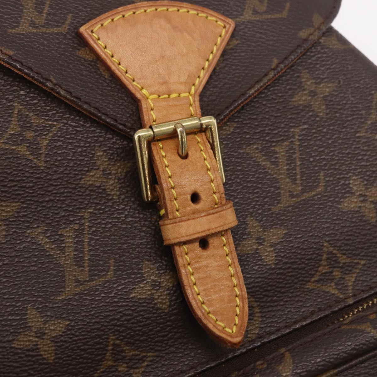 LOUIS VUITTON Monogram Montsouris PM Backpack M51137 LV Auth BA13691