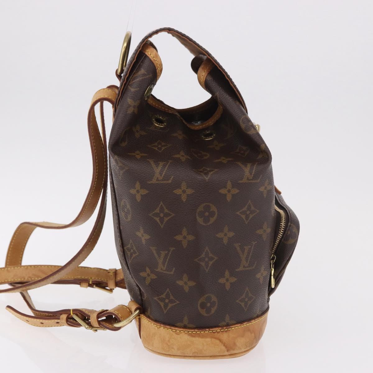 LOUIS VUITTON Monogram Montsouris PM Backpack M51137 LV Auth BA13691