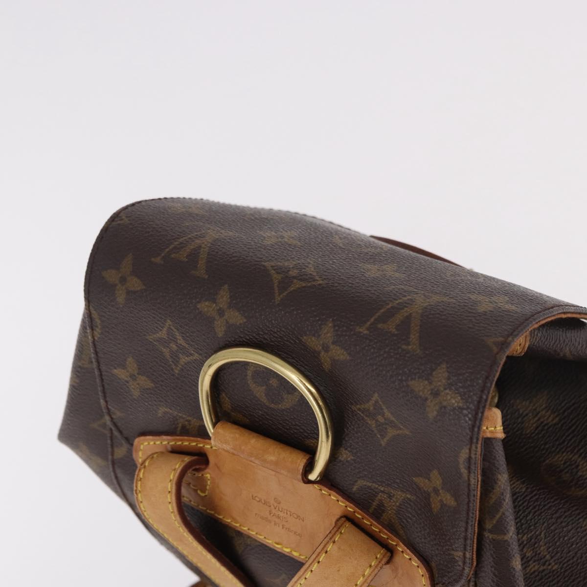 LOUIS VUITTON Monogram Montsouris PM Backpack M51137 LV Auth BA13691