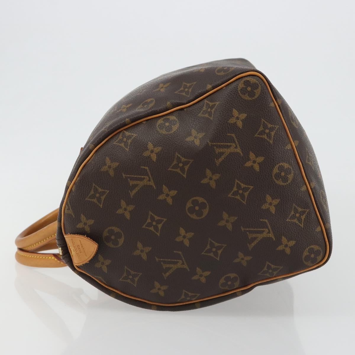 LOUIS VUITTON Monogram Speedy 35 Hand Bag M41524 LV Auth BA13692V