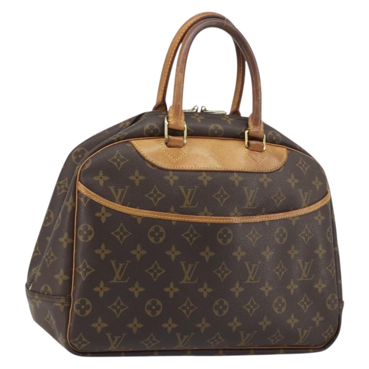 LOUIS VUITTON Monogram Deauville Hand Bag M47270 LV Auth BA13693