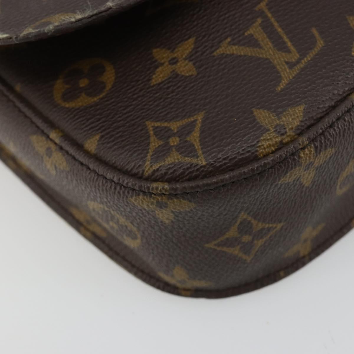 LOUIS VUITTON Monogram Saint Cloud MM Shoulder Bag M51243 LV Auth BA13694