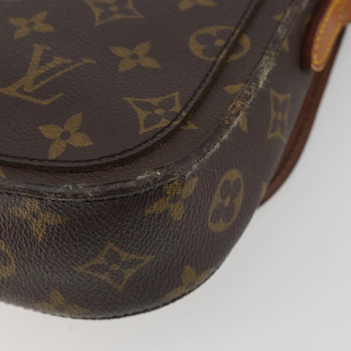 LOUIS VUITTON Monogram Saint Cloud MM Shoulder Bag M51243 LV Auth BA13694