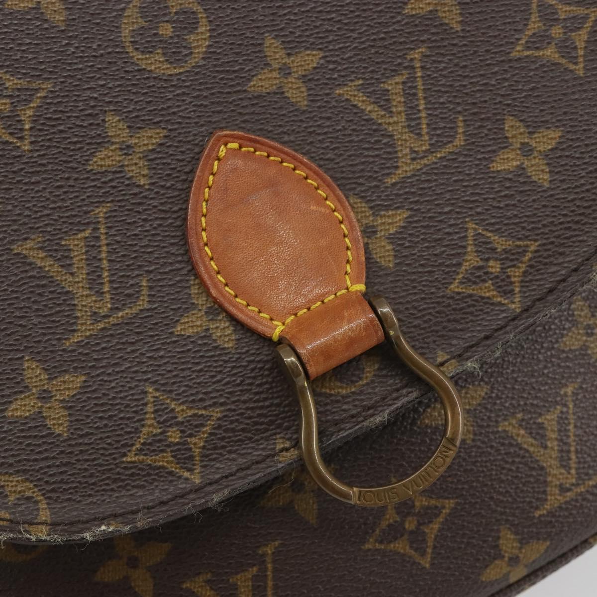 LOUIS VUITTON Monogram Saint Cloud MM Shoulder Bag M51243 LV Auth BA13694