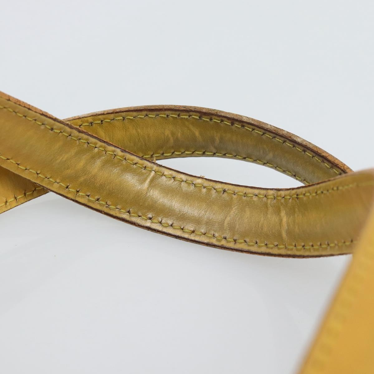 LOUIS VUITTON Epi Saint Jacques Shopping Bag Yellow M52269 LV Auth BA13697