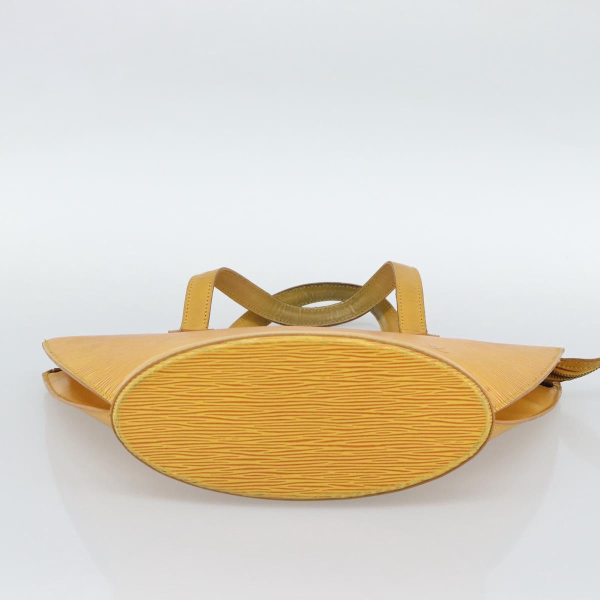 LOUIS VUITTON Epi Saint Jacques Shopping Bag Yellow M52269 LV Auth BA13697