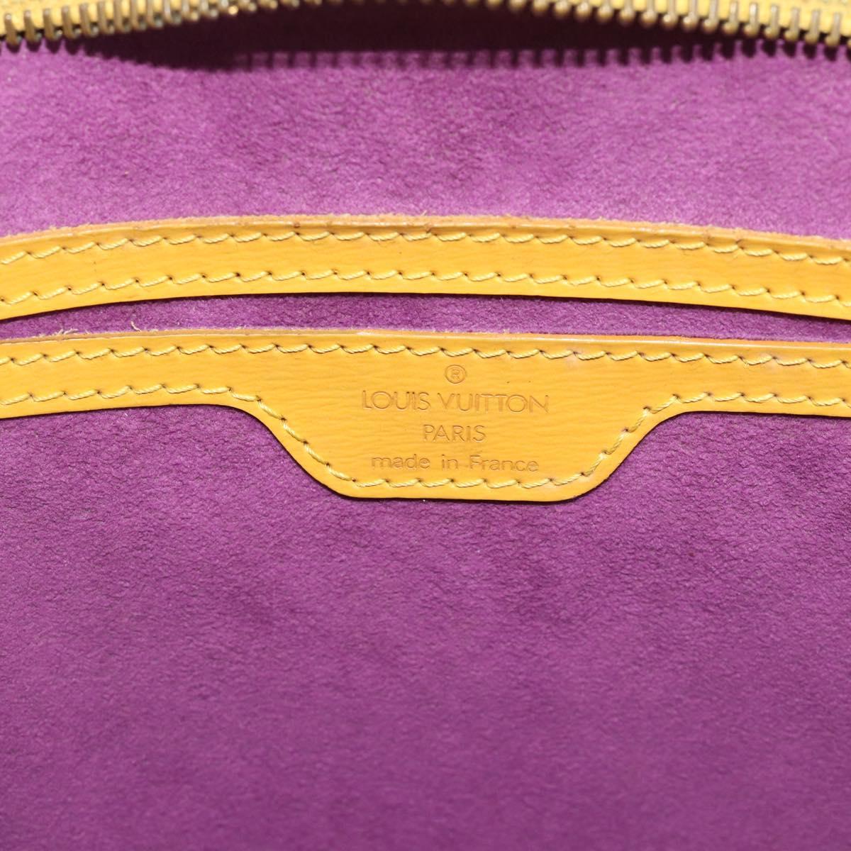 LOUIS VUITTON Epi Saint Jacques Shopping Bag Yellow M52269 LV Auth BA13697